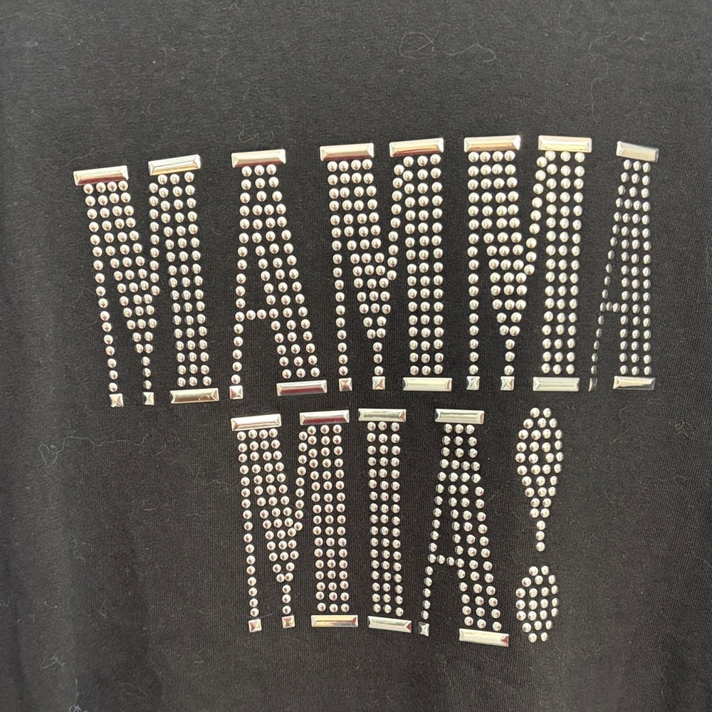 "Mamma Mia!" Ultra Cotton Black Tee